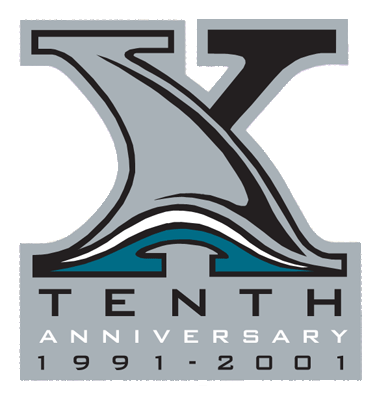 San Jose Sharks 2001 Anniversary Logo v2 DIY iron on transfer (heat transfer)